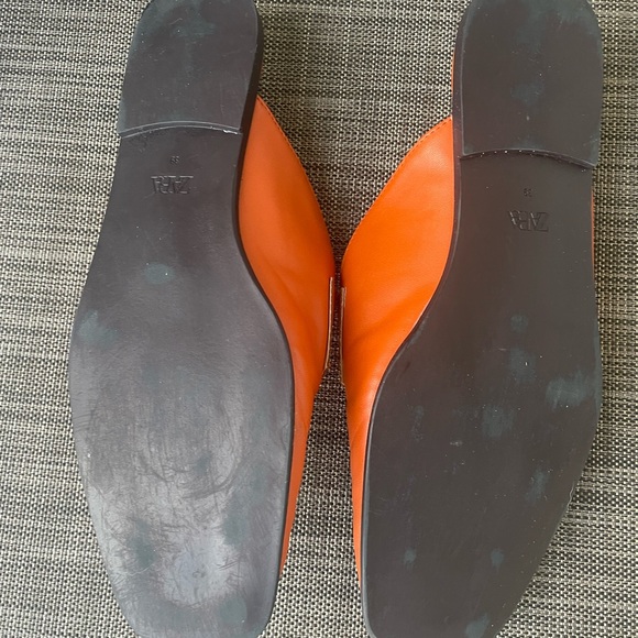 Zara Orange flat mules - Picture 6 of 6